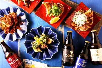 夏到来、屋外テラスで乾杯！『サナギ 新宿』COEDOビール×10種の個性派餃子の最高の組み合わせ「サナギでCOEDO。」フェア、7/30（木）スタート！ <br><br>／サナギ 新宿