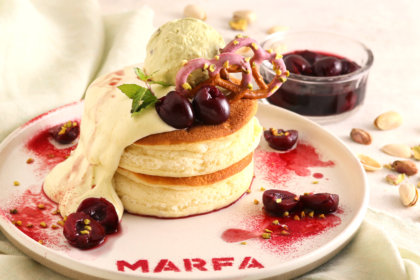 横浜モアーズ3F『MARFA CAFE』から、春らしいパステルカラーがかわいいパンケーキと爽やかなシェイクが3/16より登場！