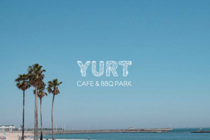 須磨海岸のオーシャンビューを一望！カフェ＆BBQ場を併設した「YURT CAFE&BBQPARK」9/1グランドオープン。BBQ先行予約受付スタート！