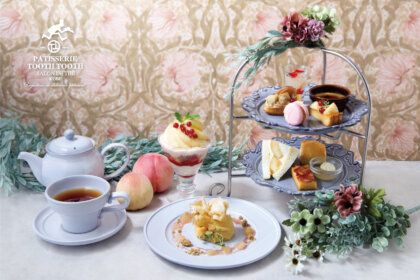 今が旬♩白桃のアフタヌーンティーなど桃スイーツが登場！ / PATISSERIE TOOTH TOOTH