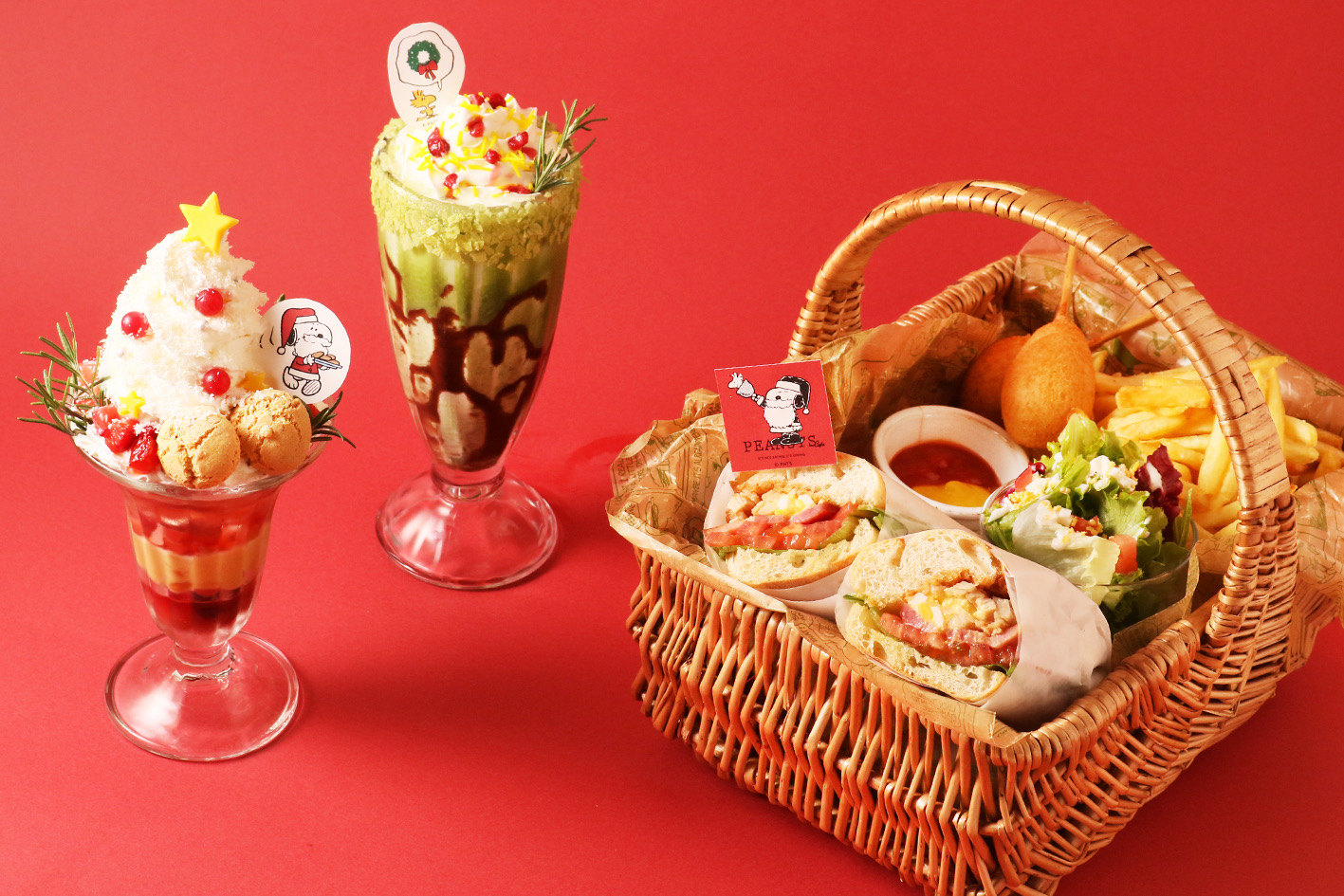 PEANUTS Cafe スヌーピーミュージアム(南町田)」にて、スヌーピー