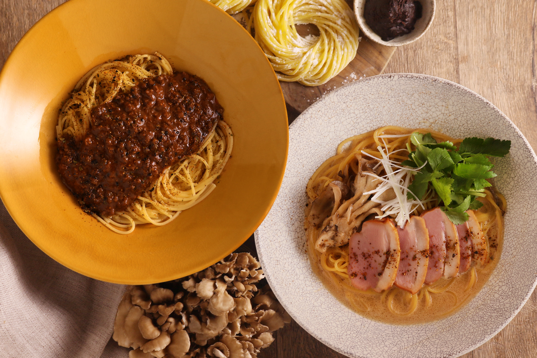 季節の素材を贅沢に愉しむ和パスタ専門店『こなな』から、秋のおすすめパスタ2種が9/3よりスタート！