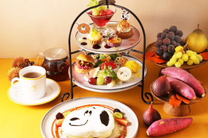 PEANUTS HOTEL｜秋の味覚をたっぷり堪能できる、スヌーピーのアフタヌーンティーが登場。　