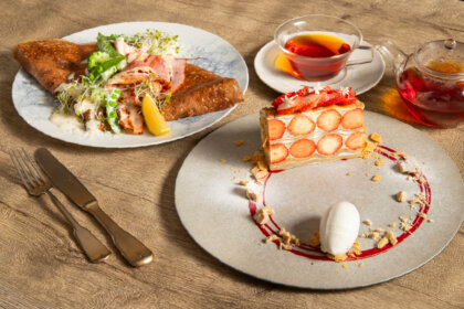 神戸・元町トアウエスト「CREPE & GALETTE TOOTH TOOTH」にて、春を彩るクレープとガレットが登場。2月26日(木)より。