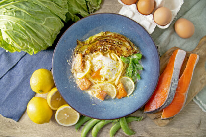 淡路島の春を一皿で体験。ルクア10F『島パスタMIKE』に北坂たまごと鮭と島キャベツのレモンクリームパスタが3月4日(水)から新登場！