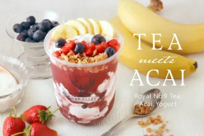 “TEA MEETS ACAI” 春は、内側から整える。THE ALLEYの「アサイーティーグルト」が4月10日(金)より登場