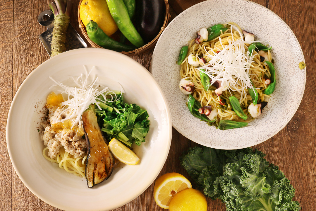 こななから季節の恵みを味わう夏の和パスタが6月4日(木)より登場。